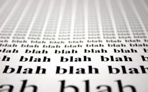 Lees meer over het artikel Ons bla-bla-bla-beleid